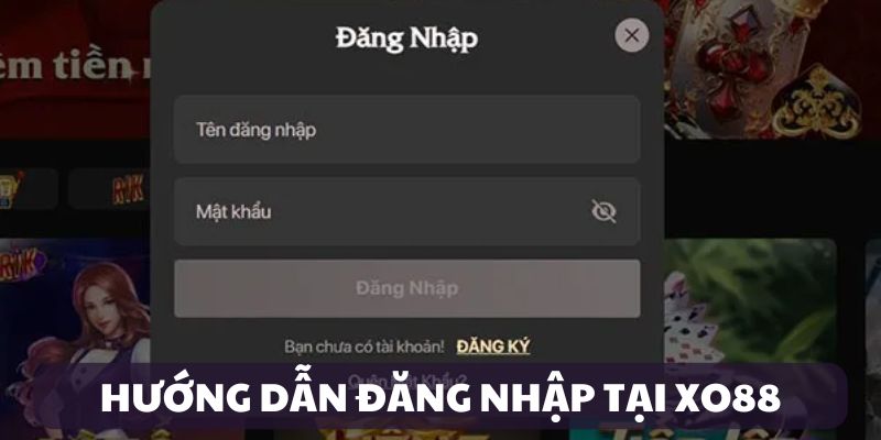 Hướng dẫn cách đăng nhập